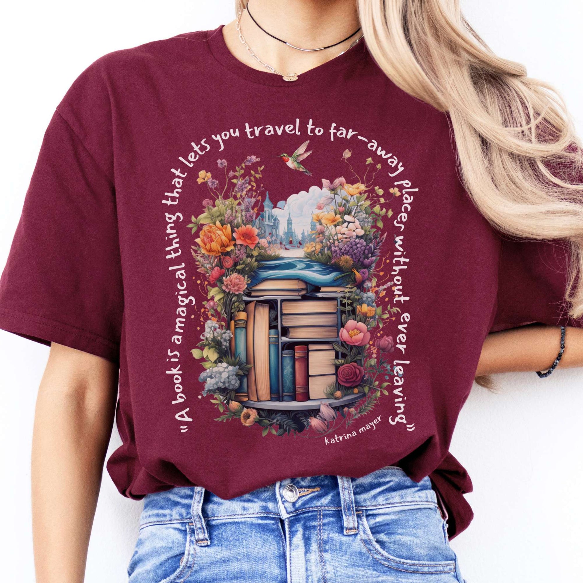 T-Shirt A Book Is A Magical Thing T-Shirt The Mystic Eden