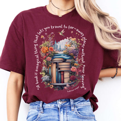 T-Shirt A Book Is A Magical Thing T-Shirt The Mystic Eden