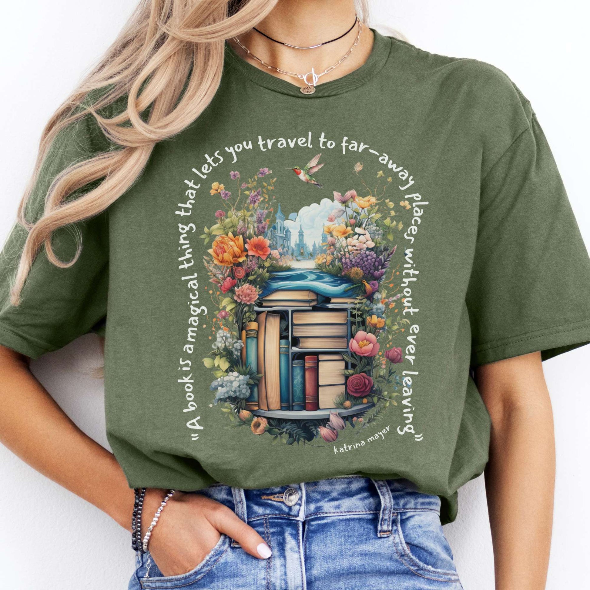 T-Shirt A Book Is A Magical Thing T-Shirt The Mystic Eden