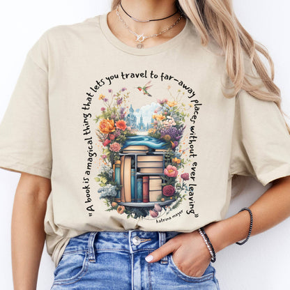 T-Shirt A Book Is A Magical Thing T-Shirt The Mystic Eden