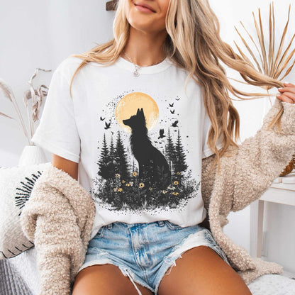 Mystical Moonlit Fox Shirt