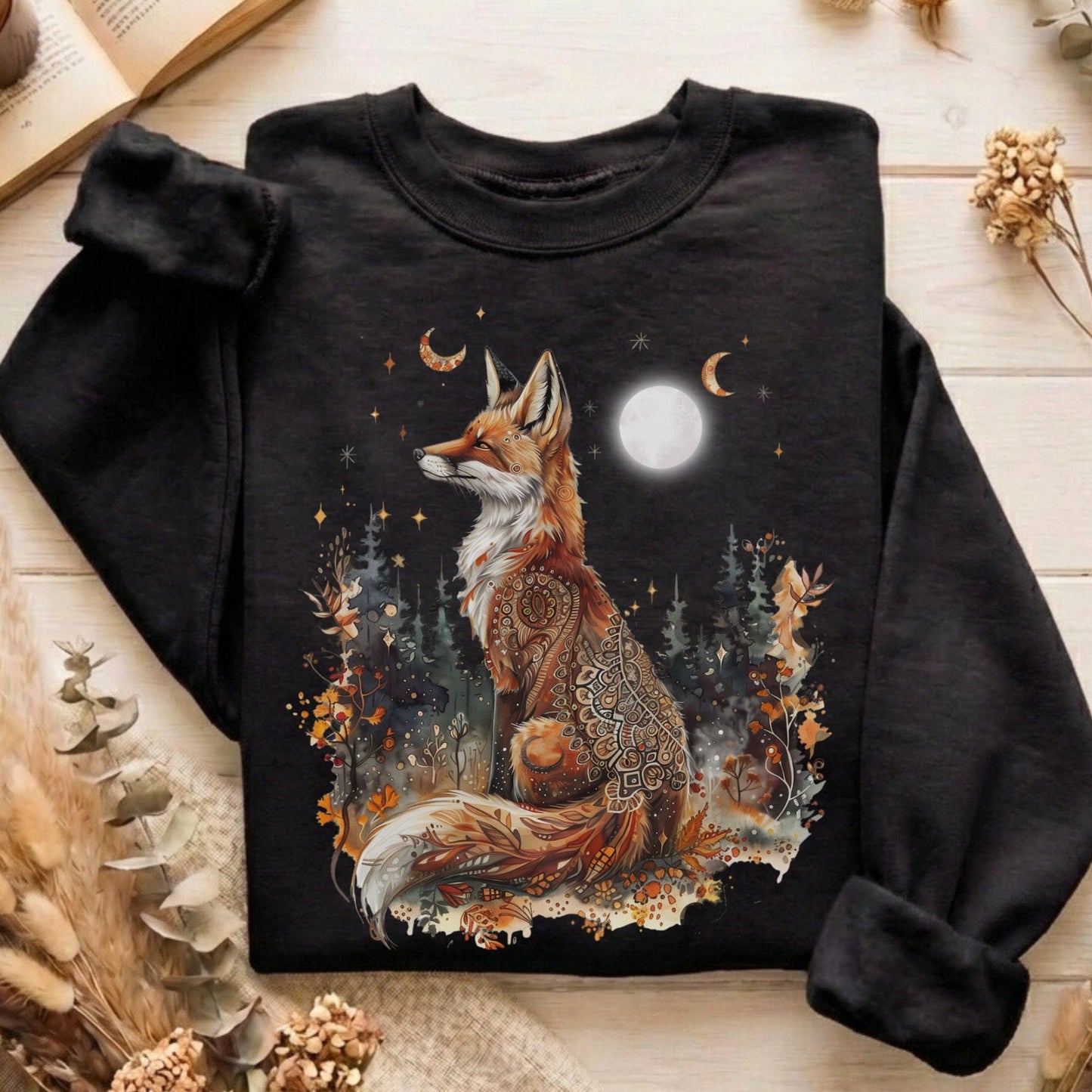 Sweatshirt Black / S Design 211 Sweatshirt The Mystic Eden