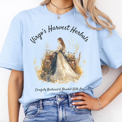 T-Shirts Virgo's Harvest Herbals Zodiac T-Shirt The Mystic Eden