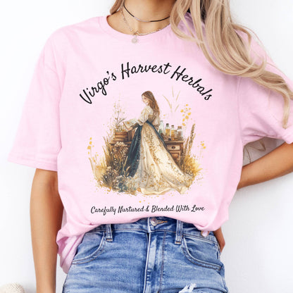 T-Shirts Virgo's Harvest Herbals Zodiac T-Shirt The Mystic Eden