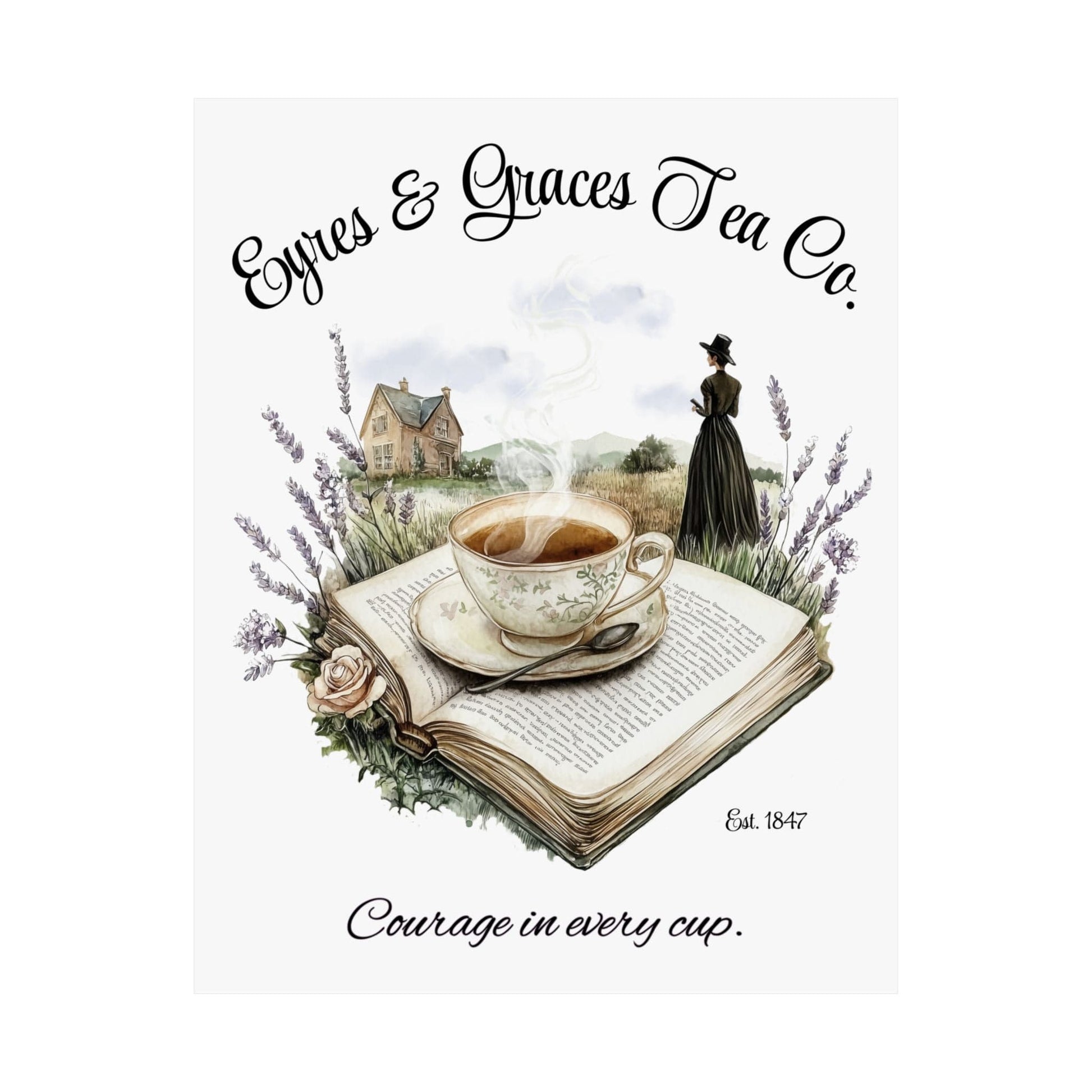Poster 11″ x 14″ / Matte Design 116B - Art Print The Mystic Eden