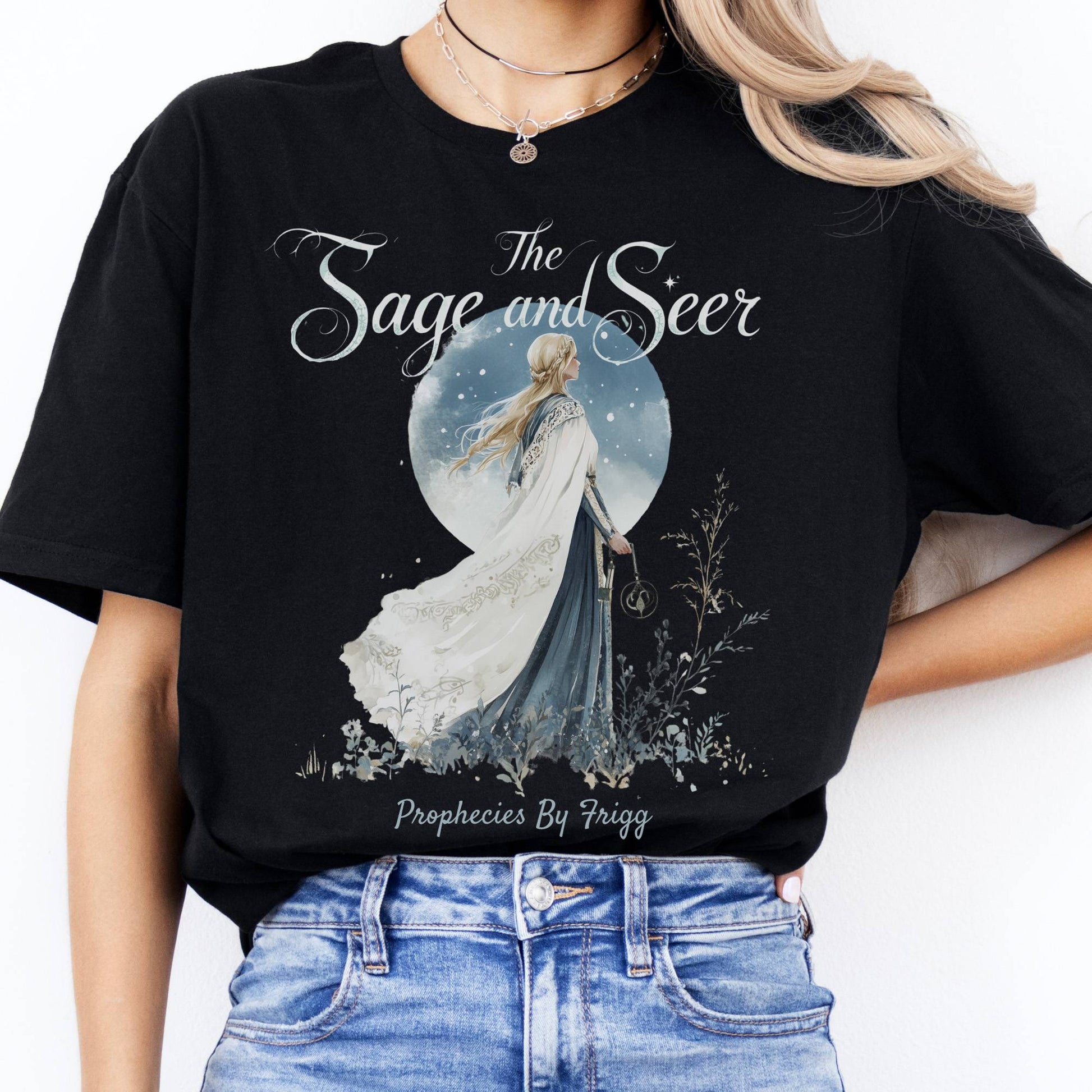 T-Shirt The Sage and Seer Prophecies by Frigg Goddess T-Shirt The Mystic Eden