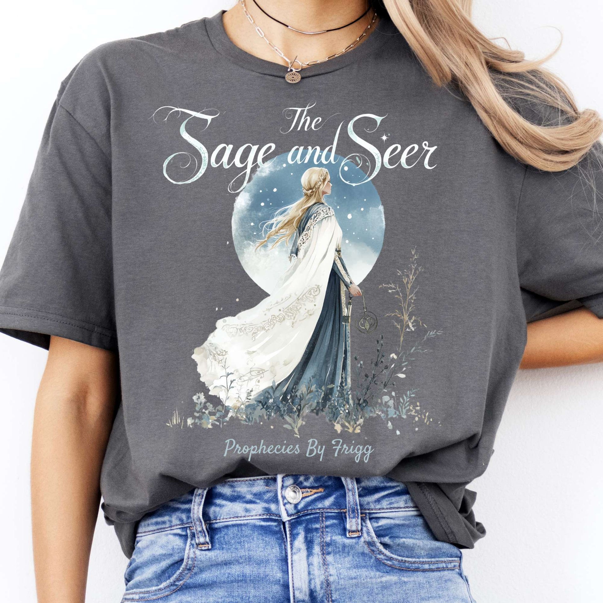 T-Shirt The Sage and Seer Prophecies by Frigg Goddess T-Shirt The Mystic Eden