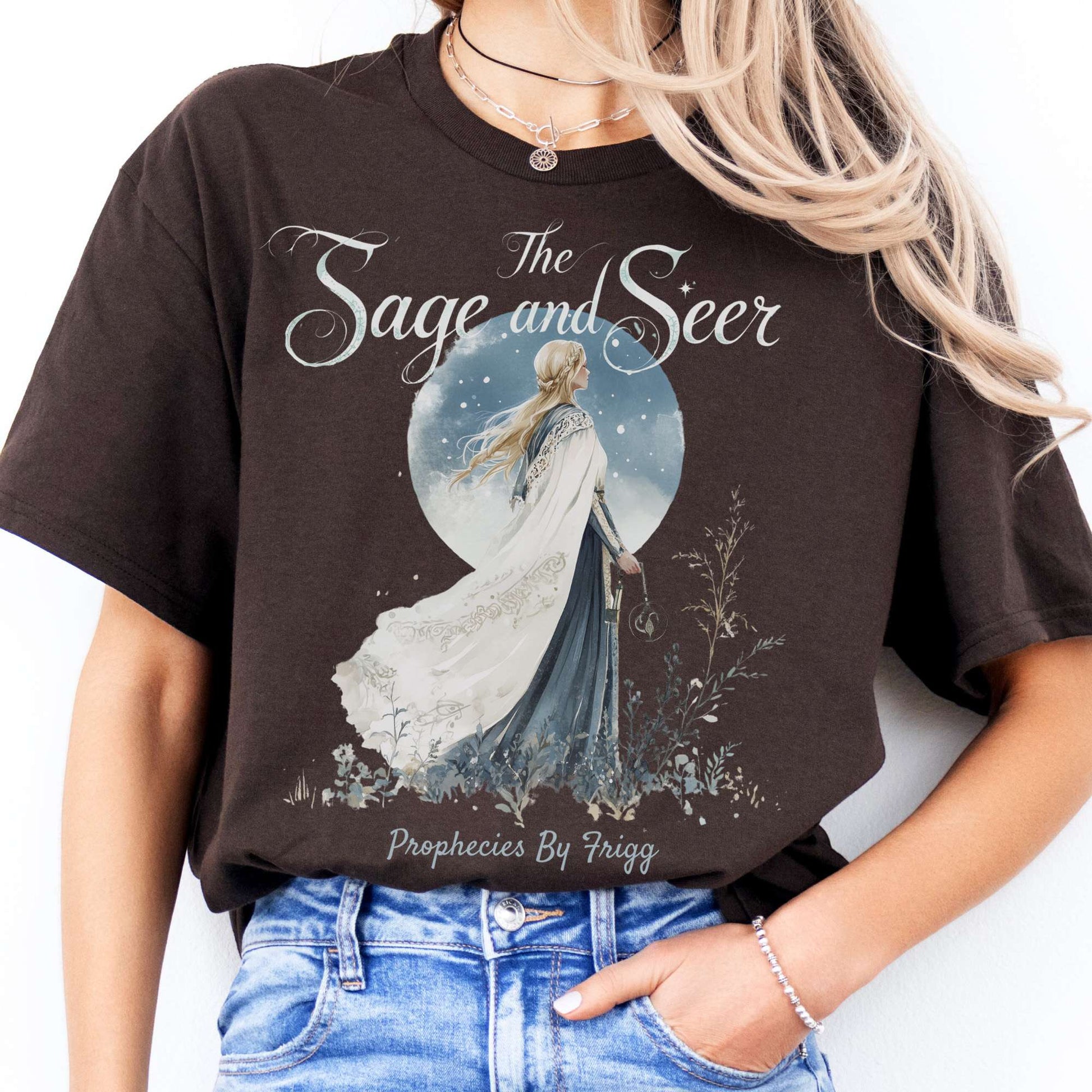 T-Shirt The Sage and Seer Prophecies by Frigg Goddess T-Shirt The Mystic Eden