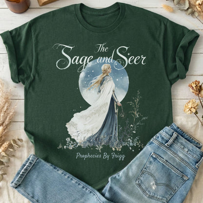 T-Shirt Forest Green / S The Sage and Seer Prophecies by Frigg Goddess T-Shirt The Mystic Eden