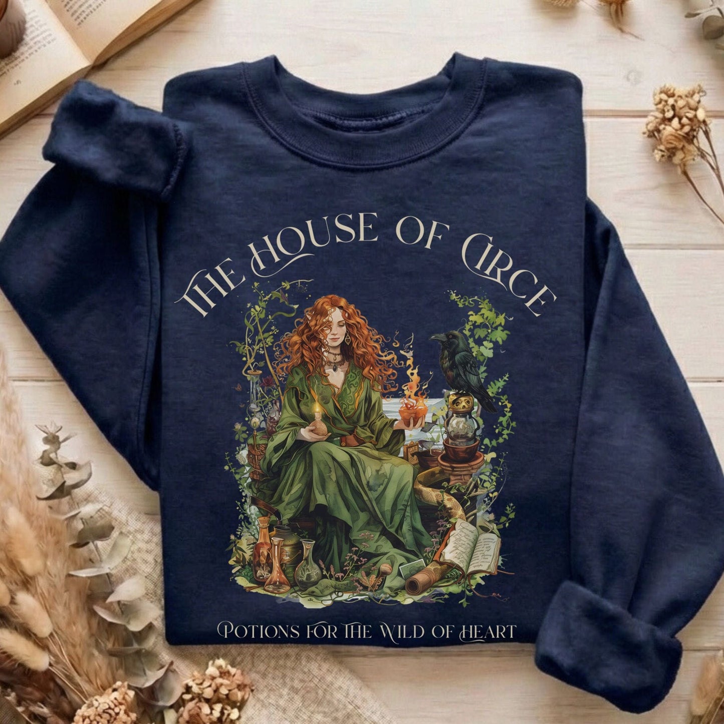 Sweatshirt Navy / S Design 214 Sweatshirt The Mystic Eden