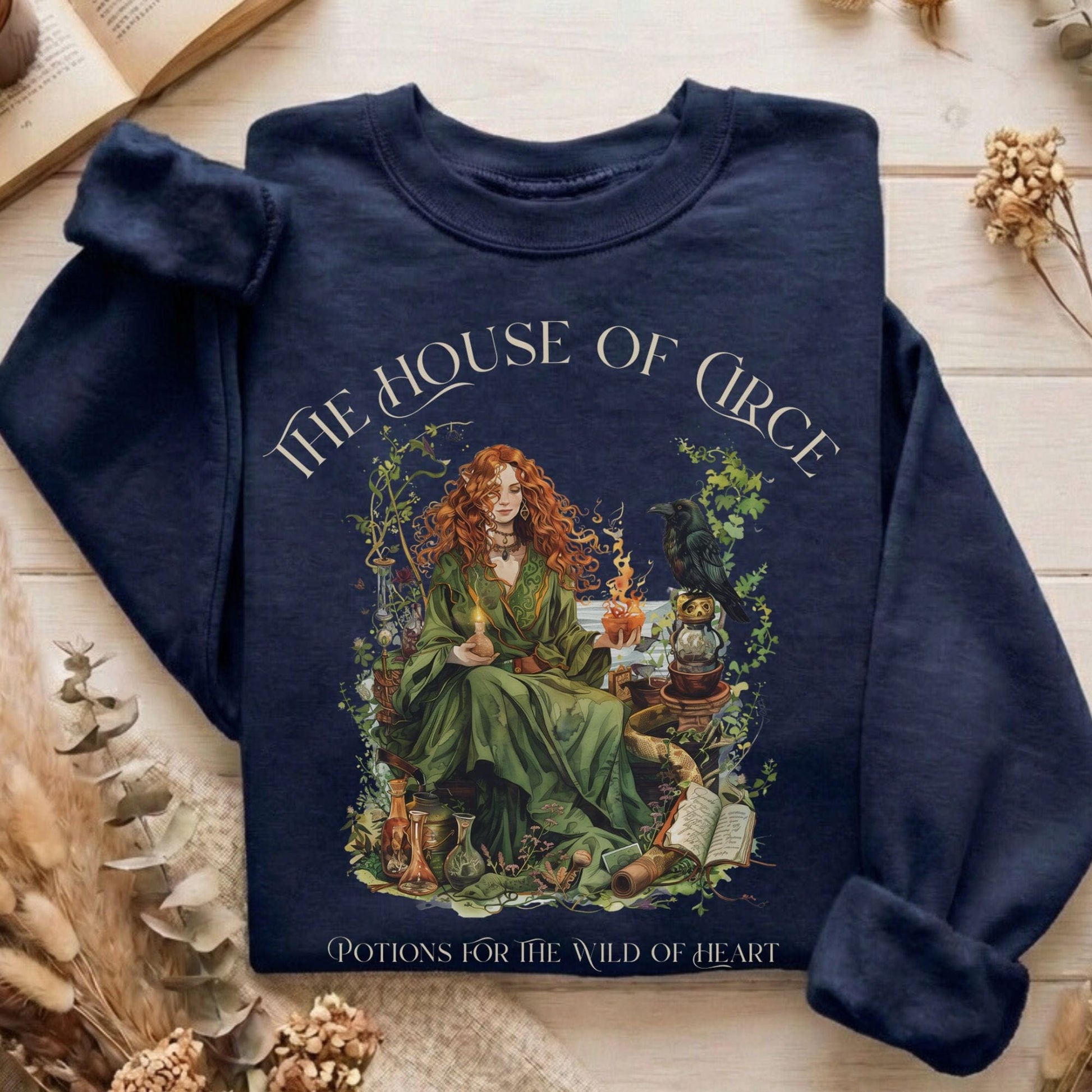 Sweatshirt Navy / S Design 214 Sweatshirt The Mystic Eden