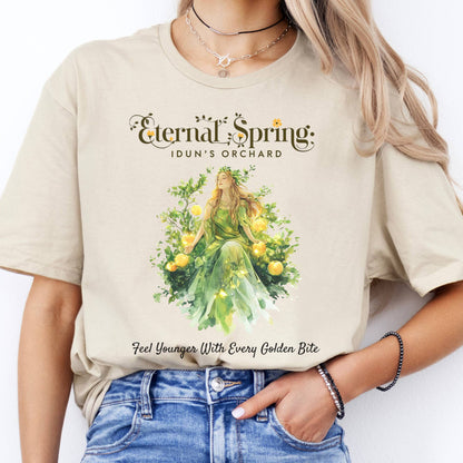 T-Shirt Eternal Spring Idun's Orchard Norse Goddess T-Shirt The Mystic Eden