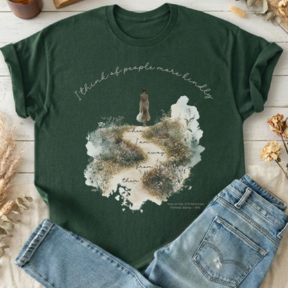 T-Shirt Forest Green / S I Think Of People More Kindly Tess of the d'Urbervilles T-Shirt The Mystic Eden