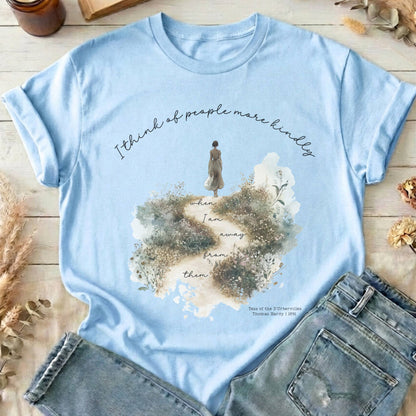 T-Shirt Light Blue / S I Think Of People More Kindly Tess of the d'Urbervilles T-Shirt The Mystic Eden