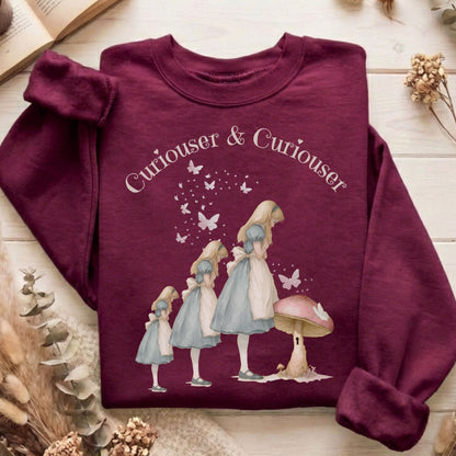 Sweatshirt Maroon / S Design 257 Crewneck Sweatshirt The Mystic Eden