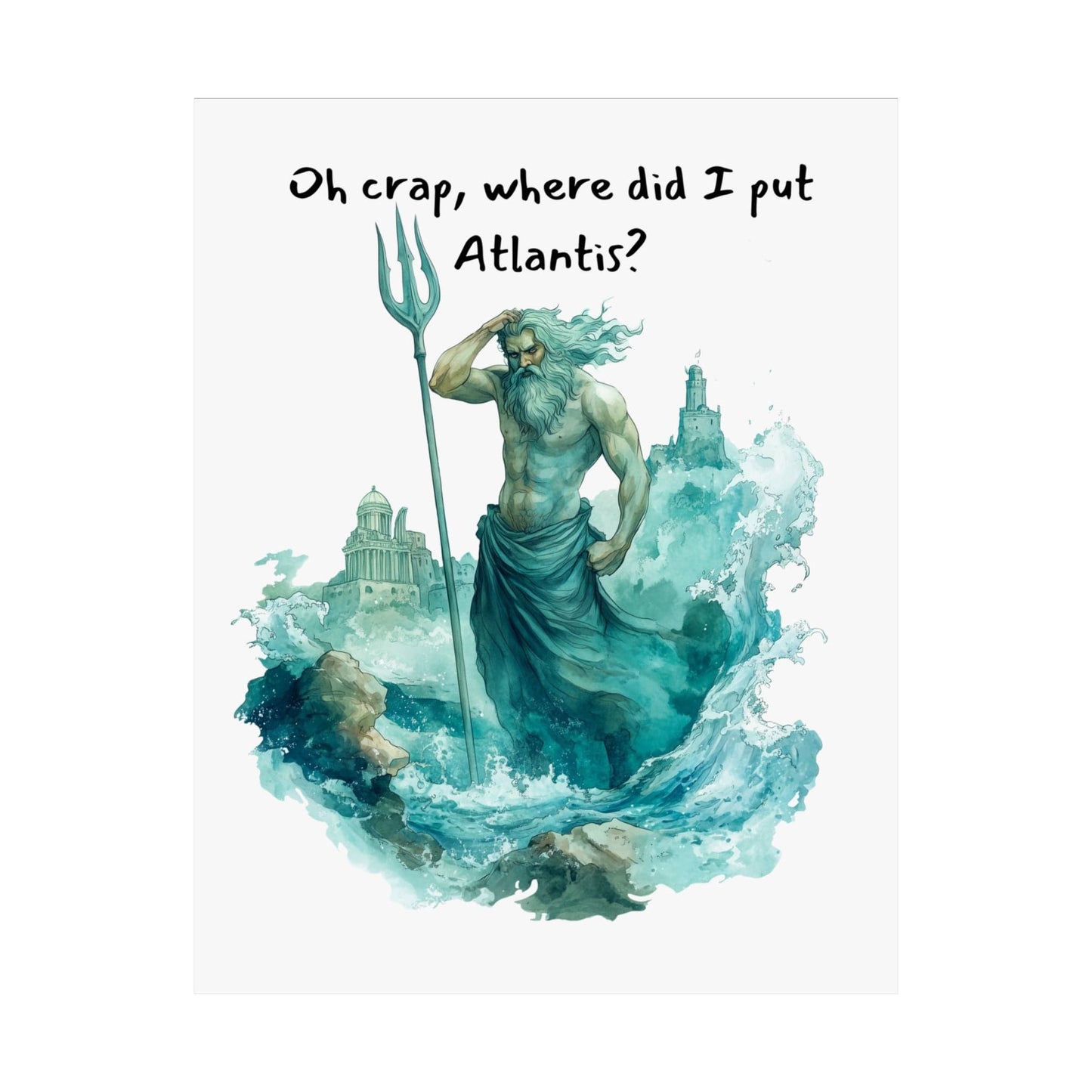 Poster 11″ x 14″ / Matte Design 102A - Art Print The Mystic Eden