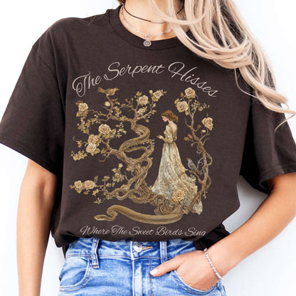 T-Shirt The Serpent Hisses Where the Sweet Birds Sing T-Shirt The Mystic Eden