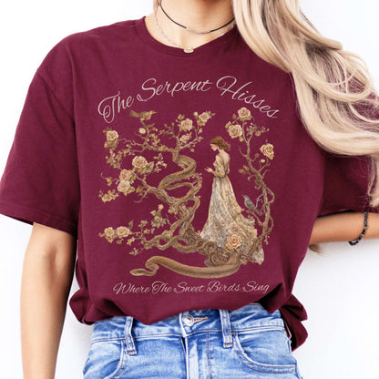 T-Shirt The Serpent Hisses Where the Sweet Birds Sing T-Shirt The Mystic Eden
