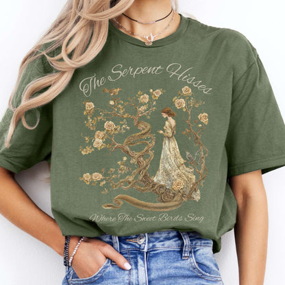 T-Shirt The Serpent Hisses Where the Sweet Birds Sing T-Shirt The Mystic Eden