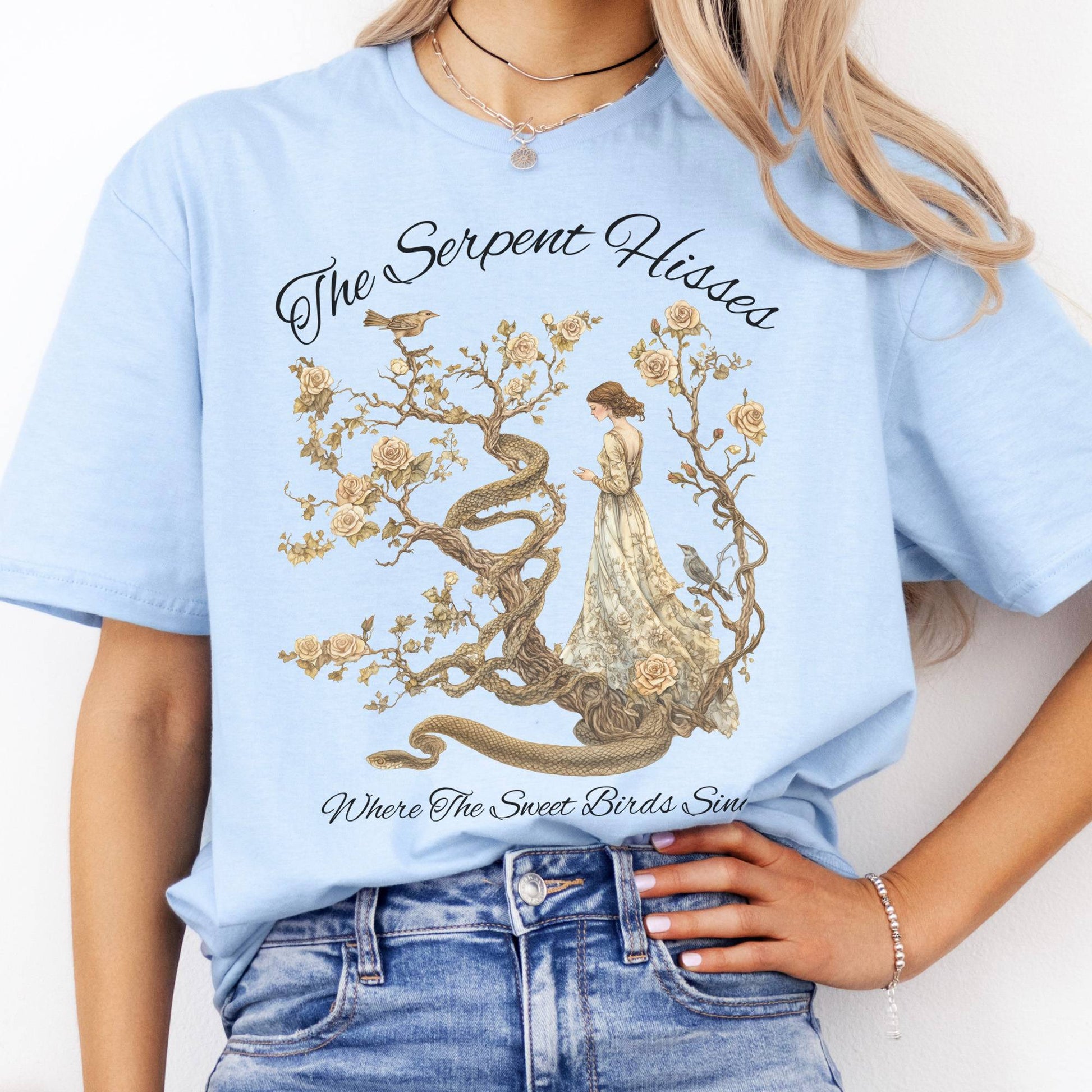 T-Shirt The Serpent Hisses Where the Sweet Birds Sing T-Shirt The Mystic Eden