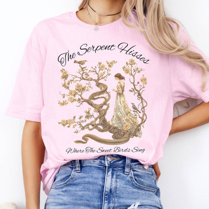 T-Shirt The Serpent Hisses Where the Sweet Birds Sing T-Shirt The Mystic Eden