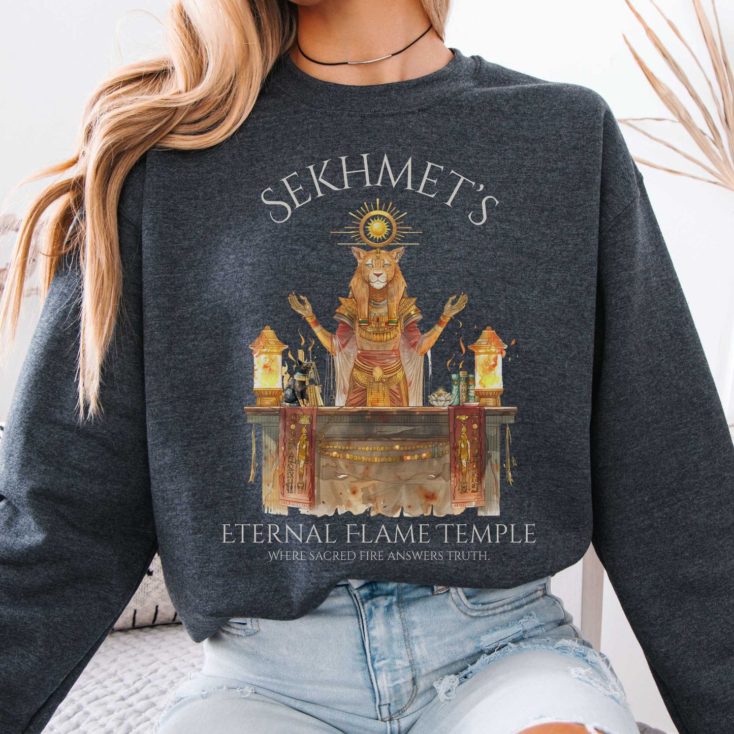 Sweatshirt Design 264 Crewneck Sweatshirt The Mystic Eden