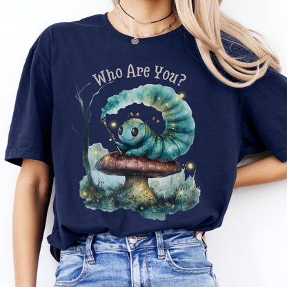 T-Shirt Who Are You Caterpillar Alice T-Shirt The Mystic Eden