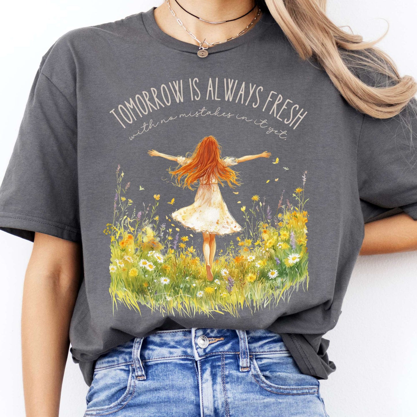 T-Shirt Tomorrow is Always Fresh With No Mistakes Green Gables T-Shirt The Mystic Eden