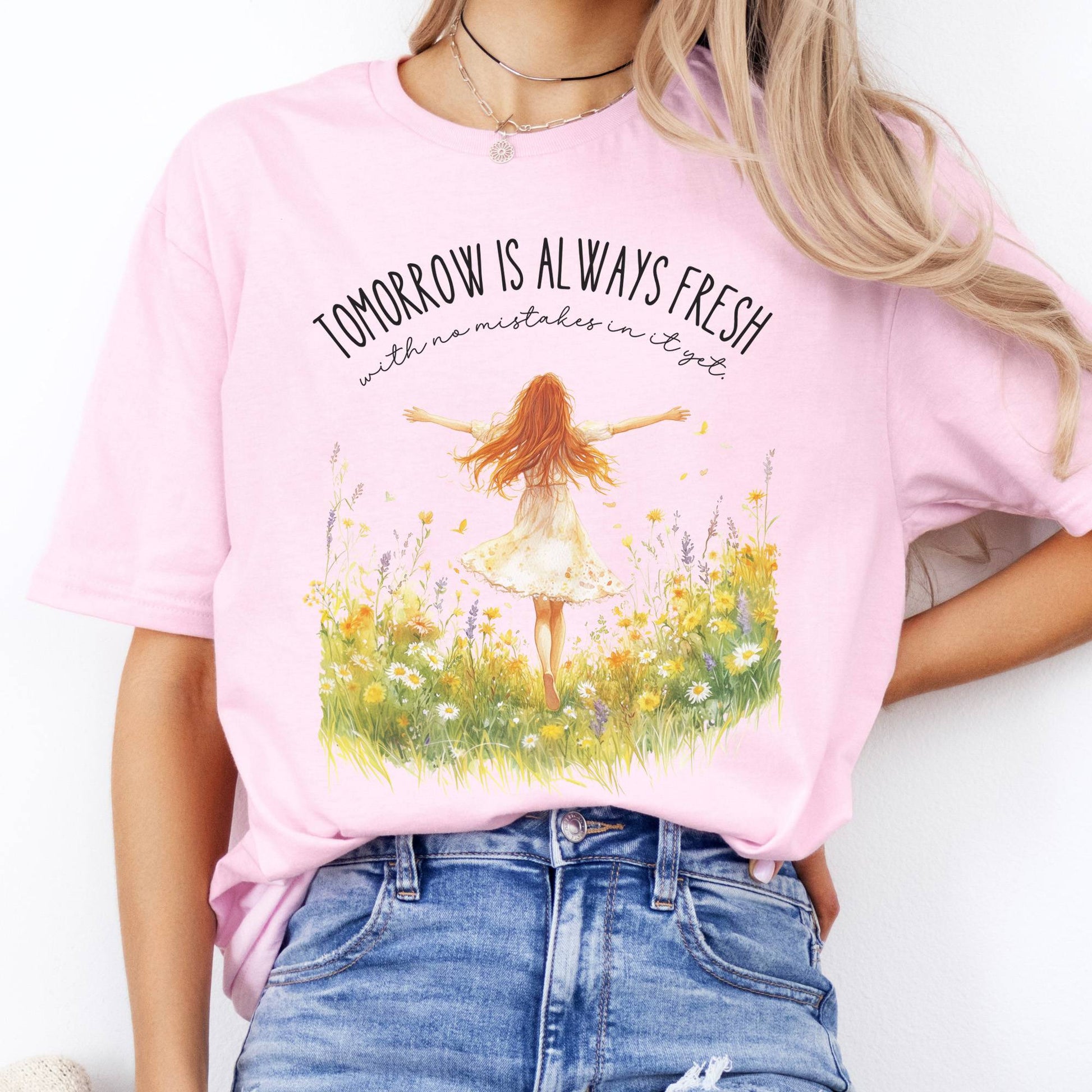 T-Shirt Tomorrow is Always Fresh With No Mistakes Green Gables T-Shirt The Mystic Eden