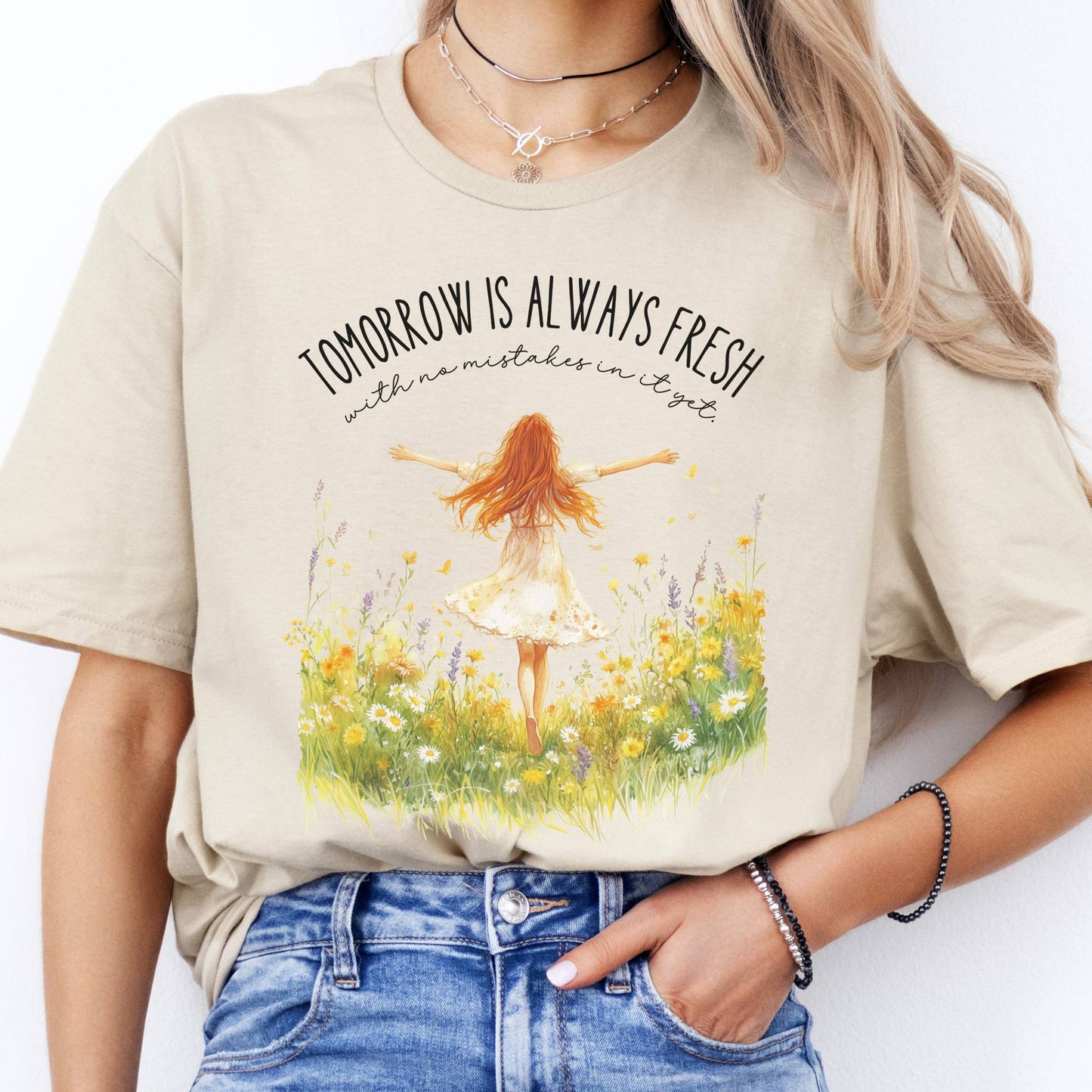 T-Shirt Tomorrow is Always Fresh With No Mistakes Green Gables T-Shirt The Mystic Eden