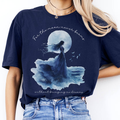 T-Shirts For The Moon Never Beams Annabel Lee Poe T-Shirt The Mystic Eden