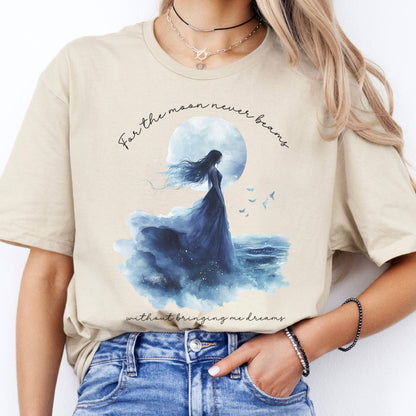 T-Shirts For The Moon Never Beams Annabel Lee Poe T-Shirt The Mystic Eden