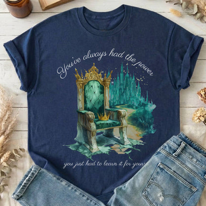 T-Shirts Navy / S You've Always Had The Power Oz T-Shirt The Mystic Eden