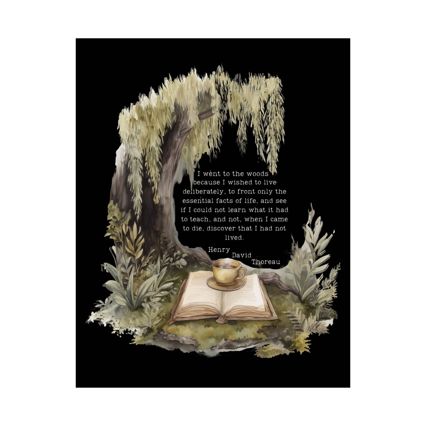 Poster 11″ x 14″ / Matte Design 245A - Art Print The Mystic Eden