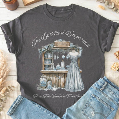 T-Shirts Charcoal / S The Everfrost Emporium Snow Queen Fairytale T-Shirt The Mystic Eden