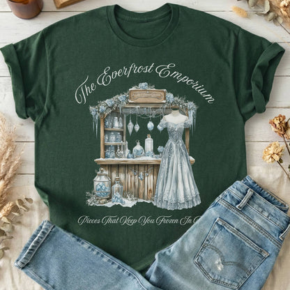 T-Shirts Forest Green / S The Everfrost Emporium Snow Queen Fairytale T-Shirt The Mystic Eden