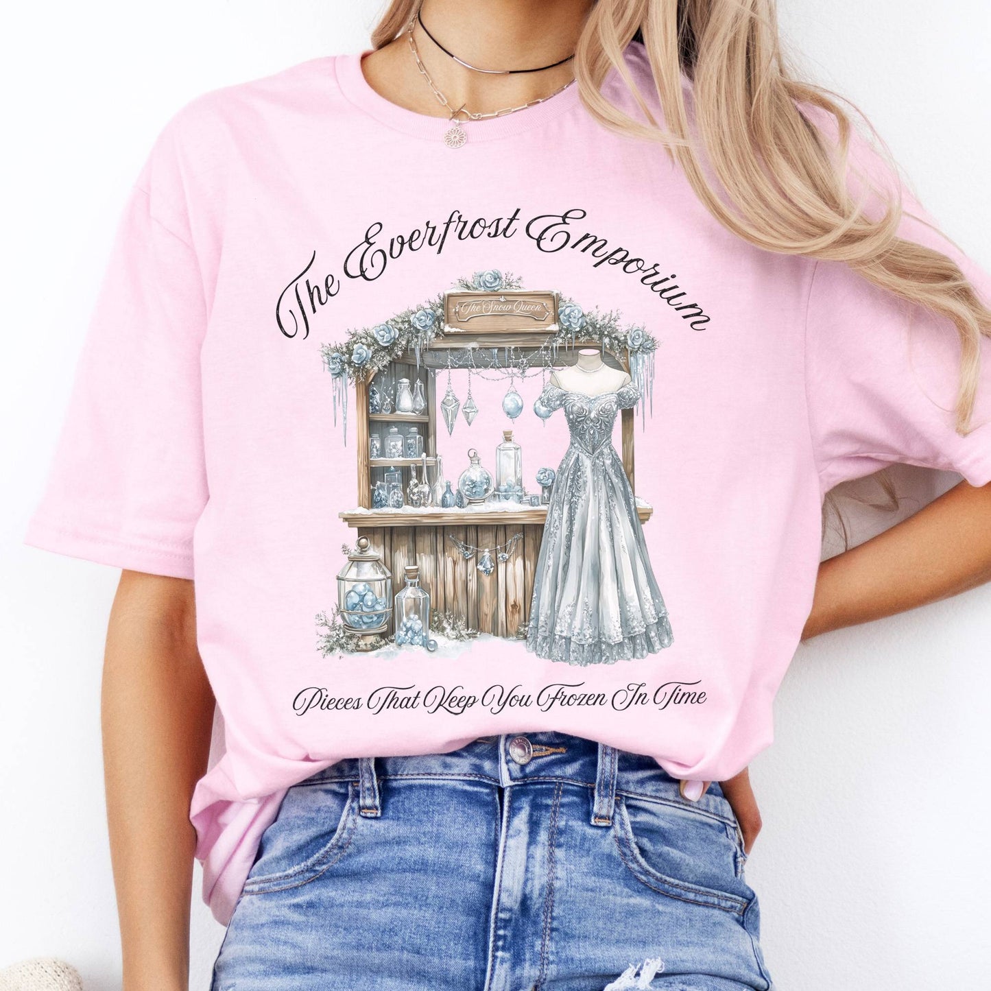T-Shirts The Everfrost Emporium Snow Queen Fairytale T-Shirt The Mystic Eden