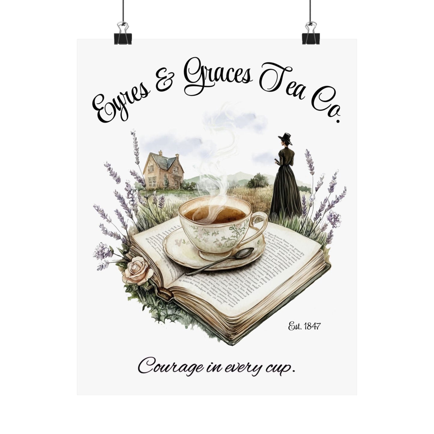 Poster 11″ x 14″ / Matte Design 116B - Art Print The Mystic Eden