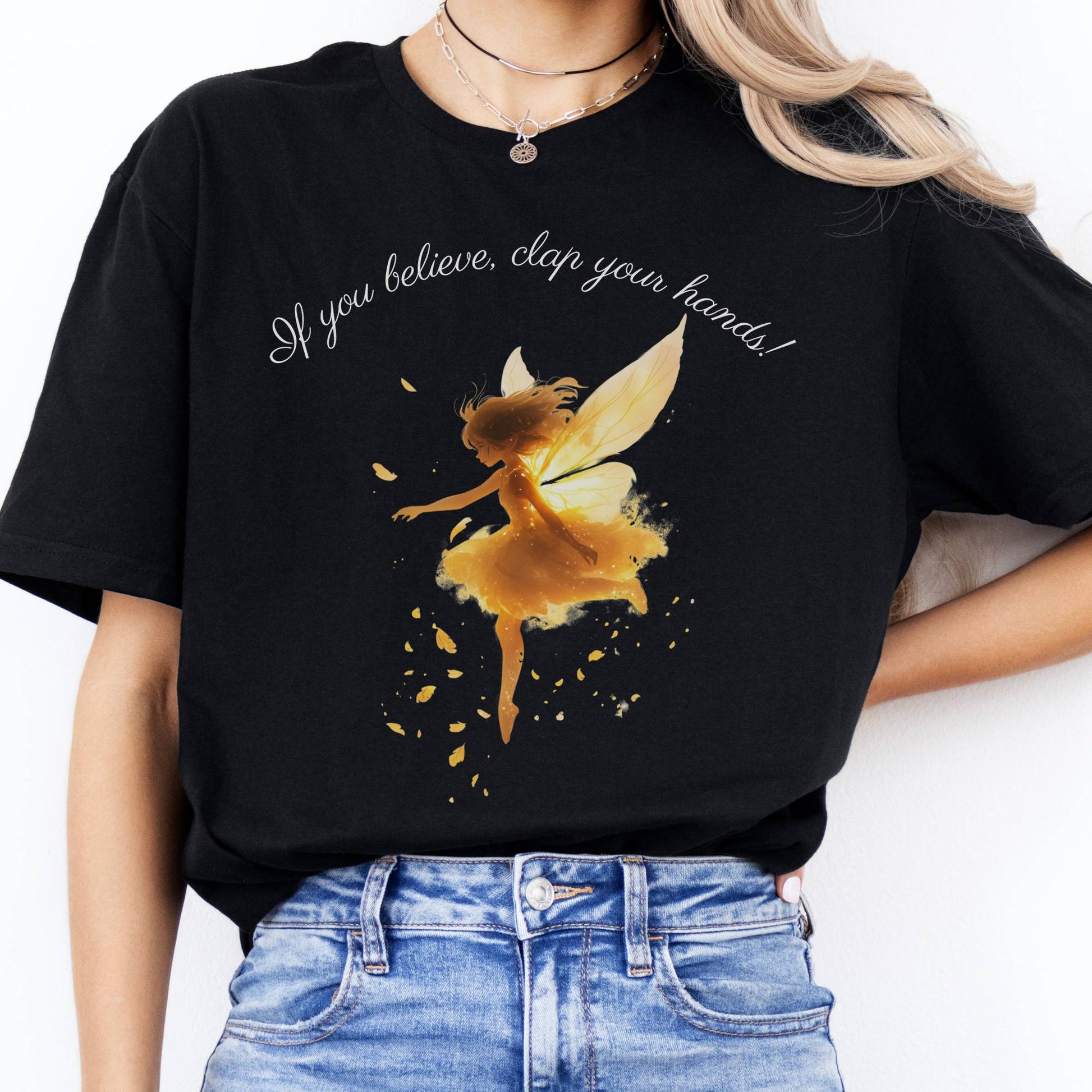 T-Shirts If You Believe Clap Your Hands Peter Pan T-Shirt The Mystic Eden