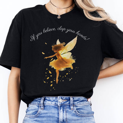 T-Shirts If You Believe Clap Your Hands Peter Pan T-Shirt The Mystic Eden