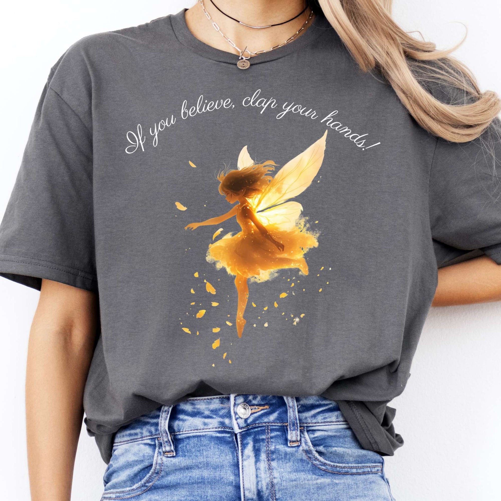 T-Shirts If You Believe Clap Your Hands Peter Pan T-Shirt The Mystic Eden