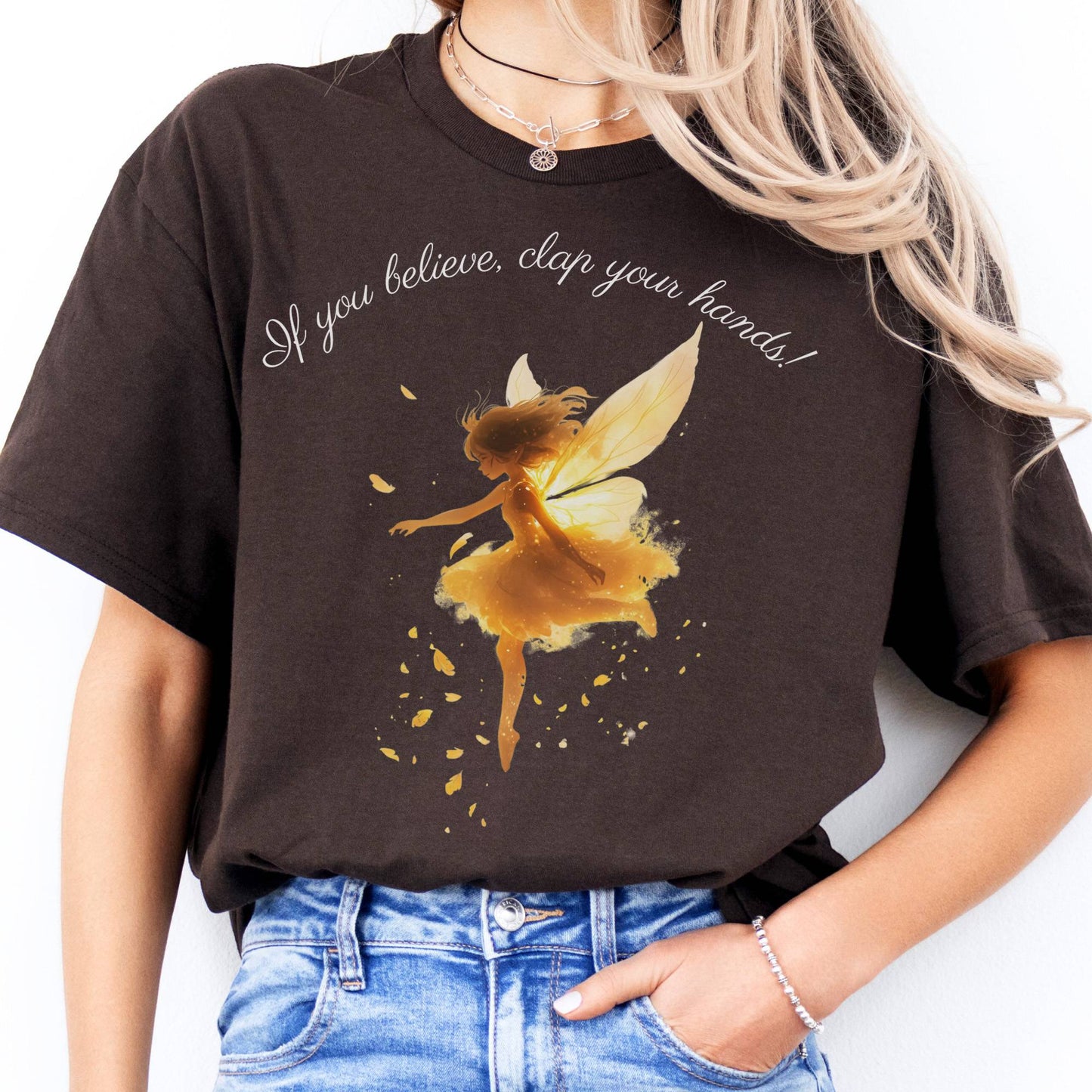 T-Shirts If You Believe Clap Your Hands Peter Pan T-Shirt The Mystic Eden