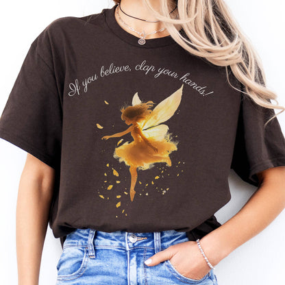 T-Shirts If You Believe Clap Your Hands Peter Pan T-Shirt The Mystic Eden