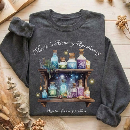 Sweatshirt Dark Heather / S Design 125 Sweatshirt The Mystic Eden