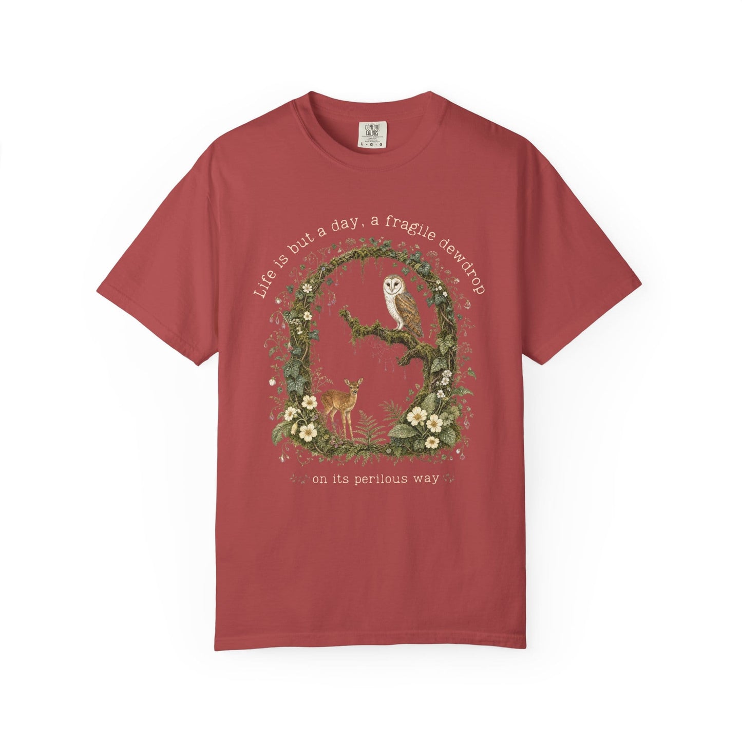 T-Shirt Crimson / S Design 297 T-Shirt The Mystic Eden