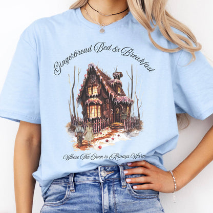 T-Shirts Gingerbread Bed & Breakfast Fairytale Halloween T-Shirt The Mystic Eden