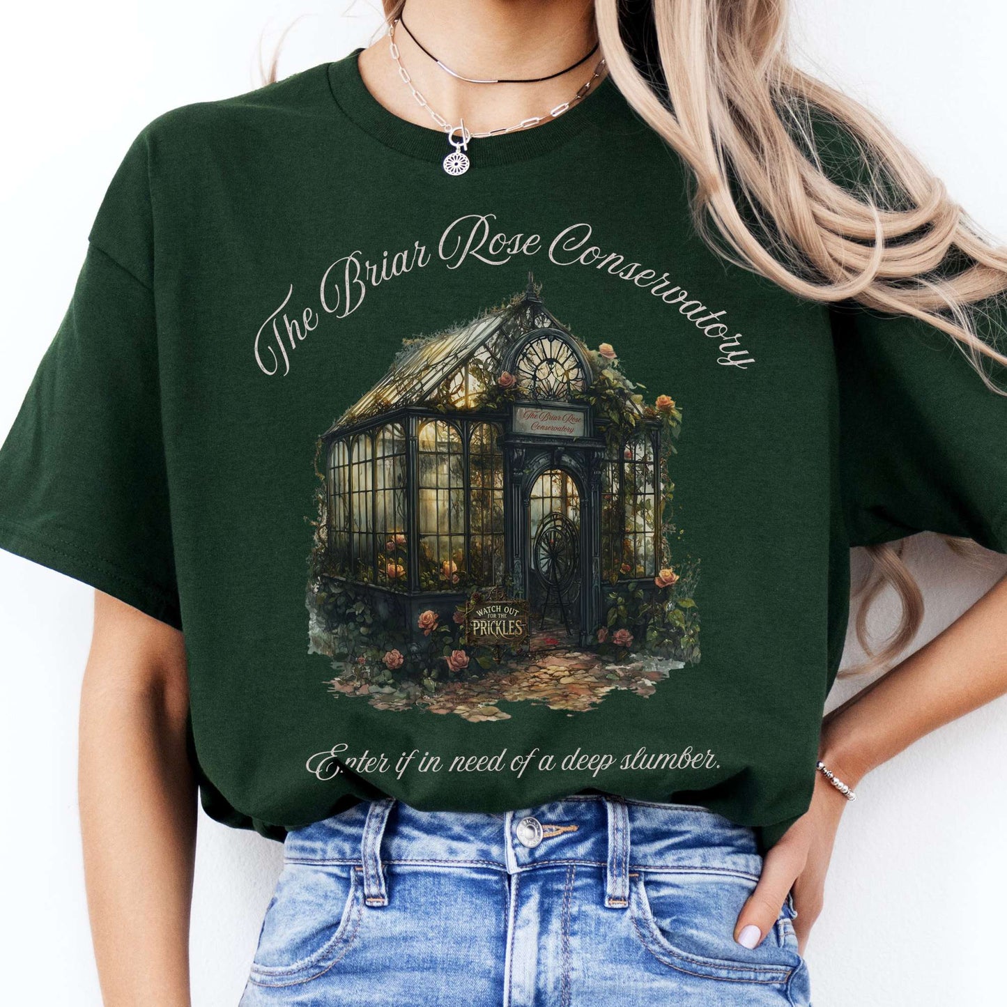 T-Shirts The Briar Rose Conservatory Fairytale T-Shirt The Mystic Eden