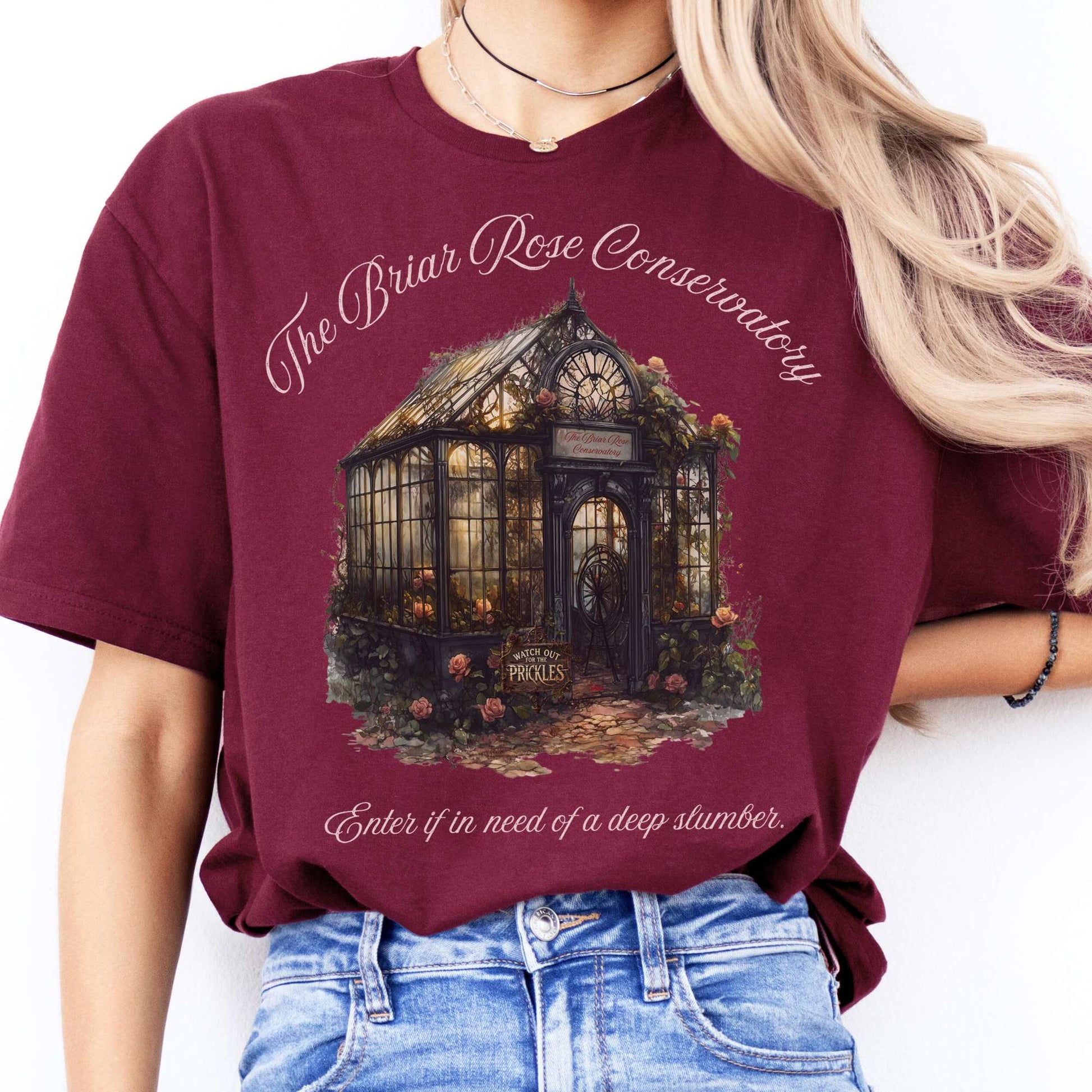 T-Shirts The Briar Rose Conservatory Fairytale T-Shirt The Mystic Eden