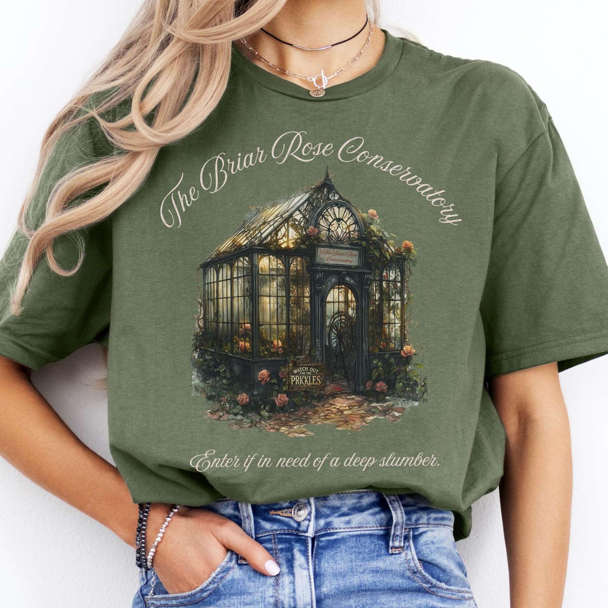 T-Shirts The Briar Rose Conservatory Fairytale T-Shirt The Mystic Eden