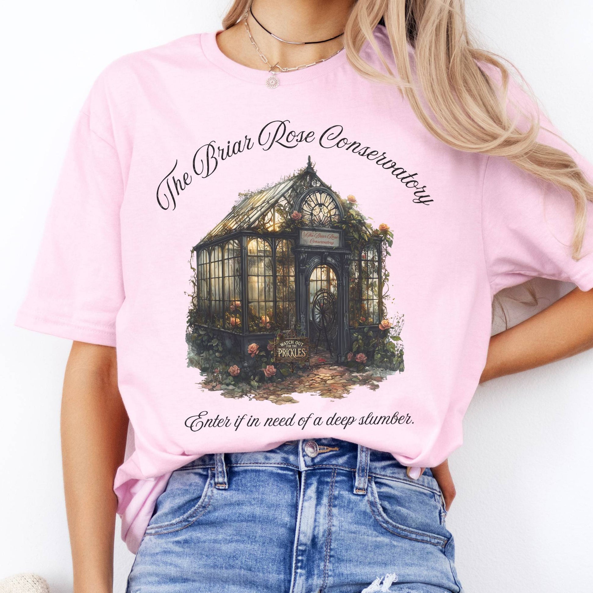 T-Shirts The Briar Rose Conservatory Fairytale T-Shirt The Mystic Eden